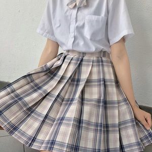 Skirt + tie + bow tie